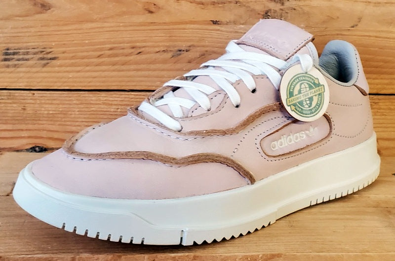 Adidas SC Premiere Low Leather Trainers UK5.5/US6/EU38.5 EH1093 Raw White/Pink