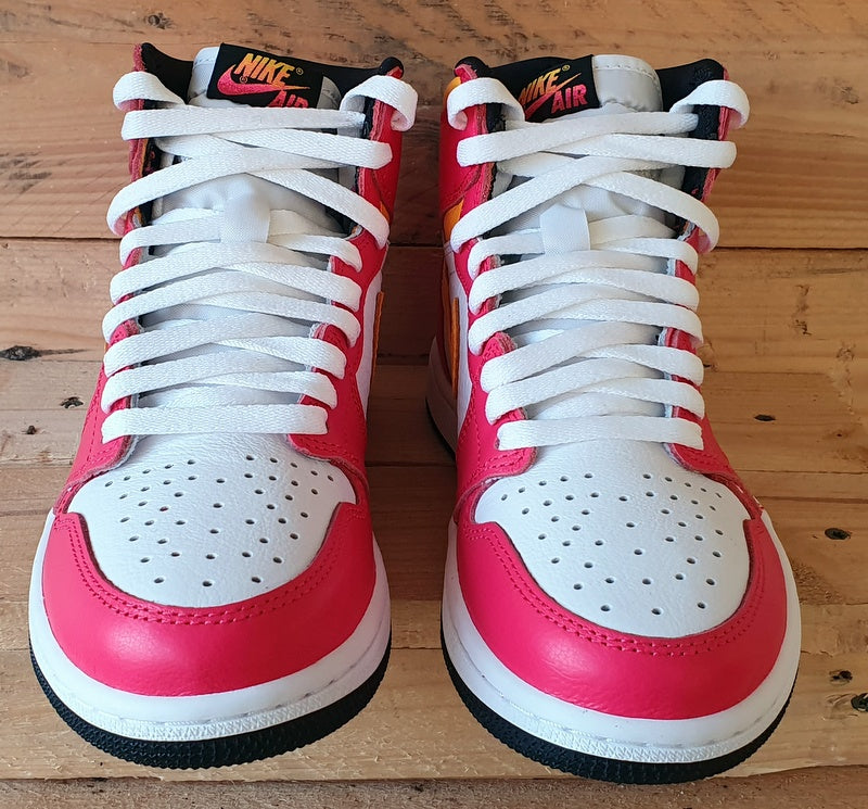 Nike Jordan 1 Retro High OG Trainers UK6/US7/EU40 555088-603 Light Fusion Red