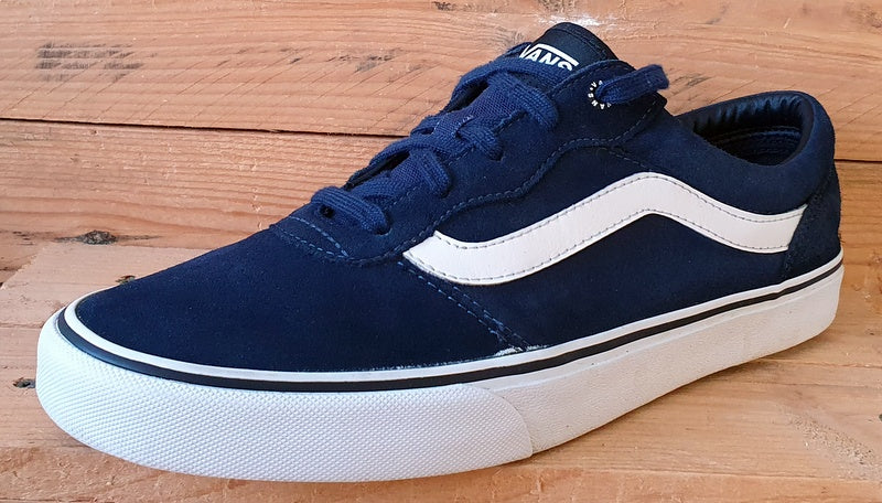 Vans Off The Wall Suede Trainers UK10.5/US11.5/EU45 721454 Navy/White