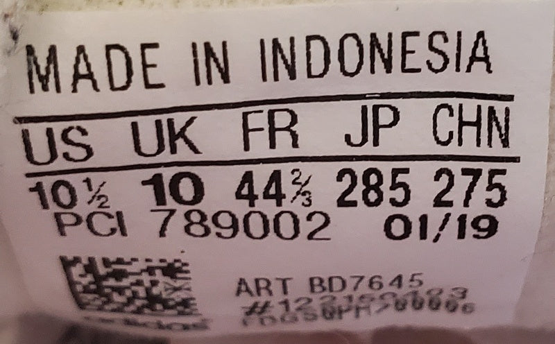 Adidas Continental 80 Low Leather Trainers UK10/US10.5/EU44.5 BD7645 Off White