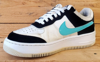 Nike Air Force 1 Shadow Leather Trainers UK6/US8.5/EU40 CZ7929-100 White/Black