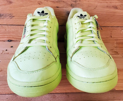 Adidas Continental 80 Leather Trainers UK11/US11.5/E46 B41675 Semi Frozen Yellow