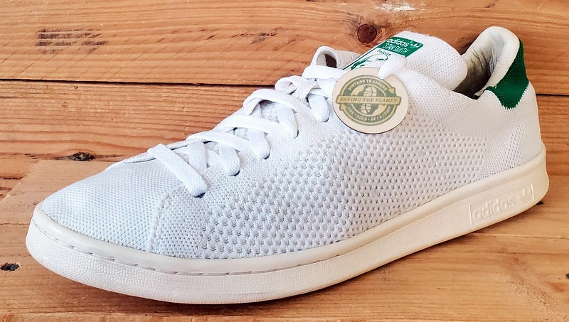 Adidas Stan Smith Low Primeknit Trainers UK10/US10.5/EU44.5 S75146 White/Green