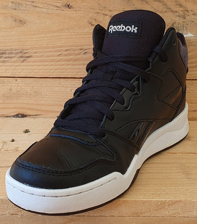 Reebok Royal BB4500 Mid Leather Trainers UK4/US6.5/EU37 FW7156 Black/White