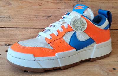 Nike Dunk Disrupt Low Textile Trainers UK5.5/US8/EU39 CK6654-104 Orange/White