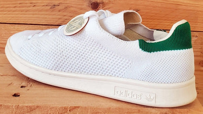 Adidas Stan Smith Low Primeknit Trainers UK10/US10.5/EU44.5 S75146 White/Green