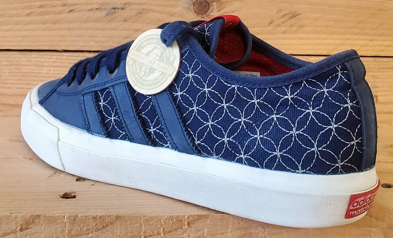 Adidas Matchcourt Low Canvas/Suede Trainers UK7.5/US8/EU41 BB8834 Navy