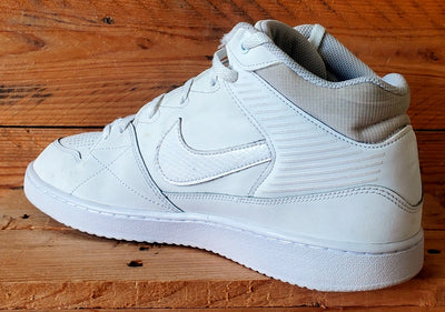 Nike Priority Mid Leather Trainers UK10/US11/EU45 641893-110 Triple White