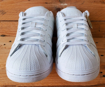 Adidas Superstar Low Leather Trainers UK9/US9.5/EU43 EG4960 Triple White