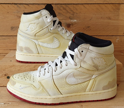 Nike Air Jordan 1 Nigel Sylvestor Leather Trainers UK7/US8/EU41 BV1803-106 Sail