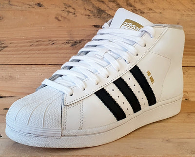 Adidas Superstar Pro Model Leather Trainers UK4/US4.5/EU36.5 S85956 White/Black