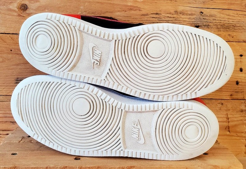 Nike Ebernon Mid Leather Trainers UK10/US11/EU45 AQ1773-005 Black/Red/White