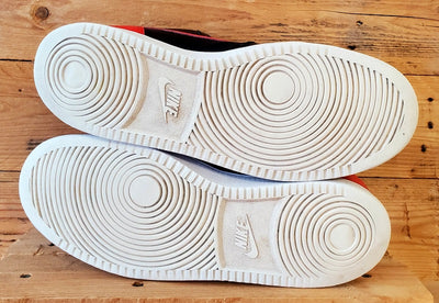 Nike Ebernon Mid Leather Trainers UK10/US11/EU45 AQ1773-005 Black/Red/White