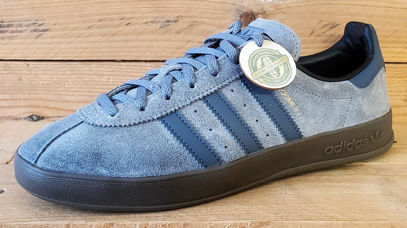 Adidas Broomfield Low Suede Trainers UK7/US7.5/EU40.5 GX5319 Grey/Gum