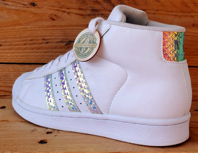 Adidas Pro Model Superstar Leather Trainers UK4.5/US5/EU37 CG3595 White