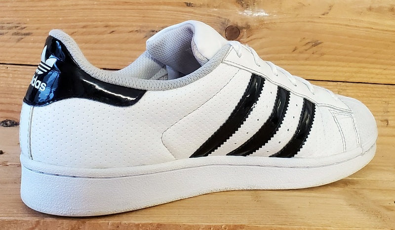 Adidas Superstar Low Leather Trainers UK5.5/US6/EU38.5 AQ3172 White/Black