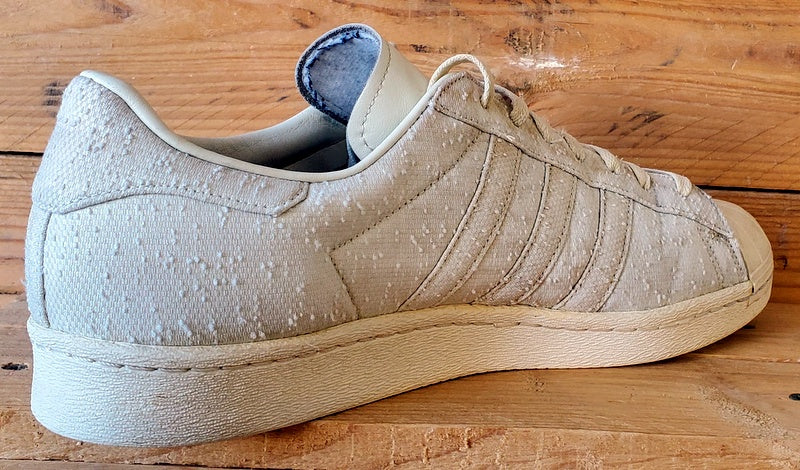 Adidas Superstar Stockholm Chic Trainers UK11/US11.5/EU46 B24347 Off White