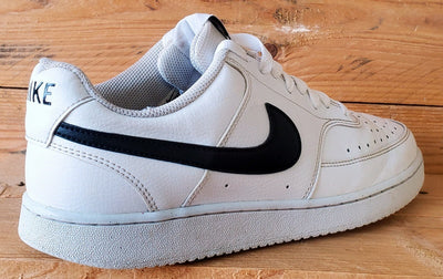 Nike Court Vision Low Leather Trainers UK7/US8/EU41 DH2987-101 White/Black