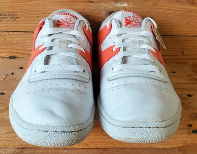 Reebok Club C 85 Low Leather Trainers UK9/US10/EU43 CN5625 White/Orange