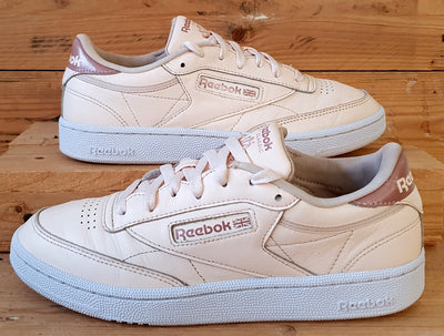 Reebok Classic Club C Leather Low Trainers UK6/US8.5/EU39 FY5161 Light Pink