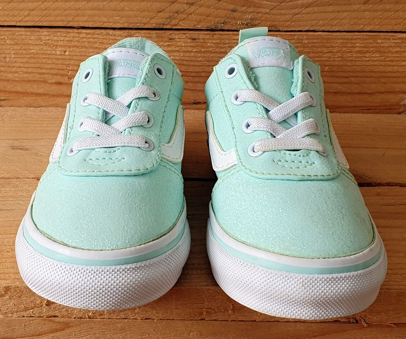 Green glitter vans best sale