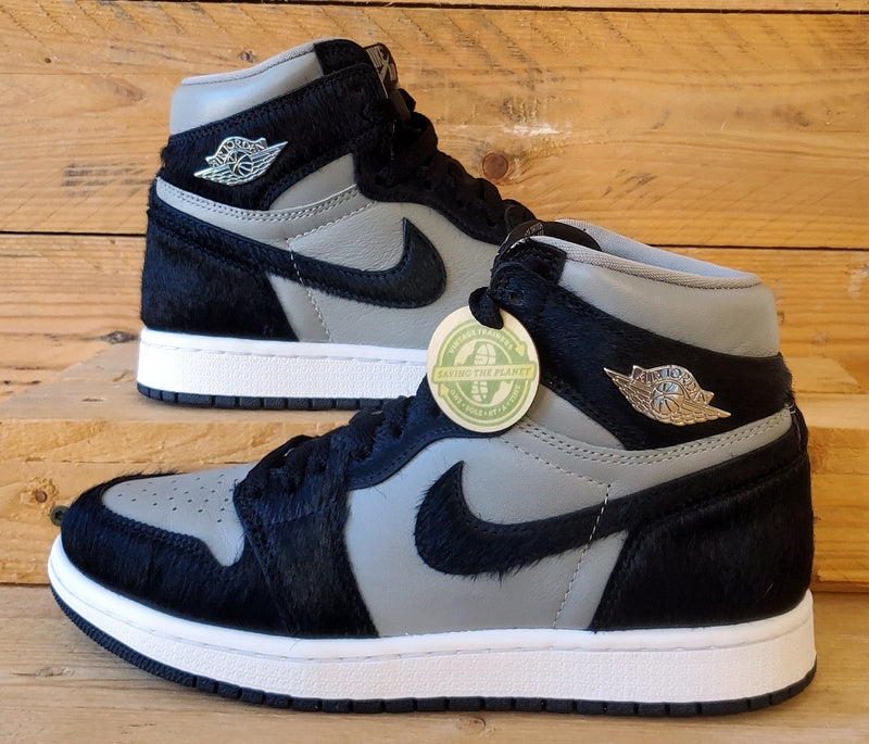 Nike Air Jordan 1 Twist Mid Leather Trainers UK4.5/US7/E38 DZ2523-001 Grey/Black