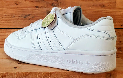 Adidas Rivalry Low Leather Trainers UK9/US9.5/EU43 GX2272 Triple White