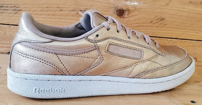 Reebok Club C 85 Low Leather Trainers UK6/US8.5/EU39 BS7899 Melted Metal