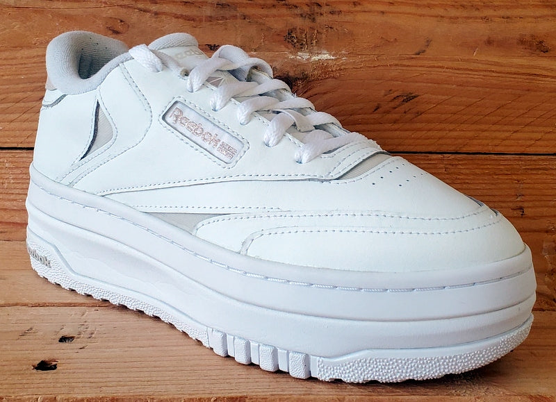 Reebok Classic Platform Leather Trainers UK5.5/US8/EU38.5 100201801 Triple White