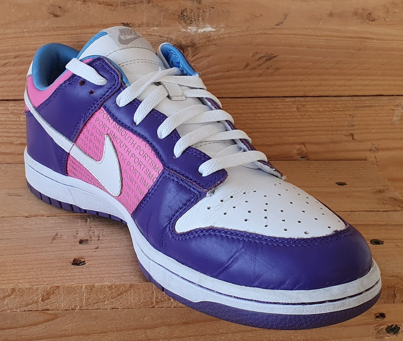 Nike Dunk ID Low Leather Trainers UK9/US10/EU44 336597-992 Purple/White/Pink