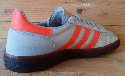 Adidas Handball Spezial Low Suede Trainers UK9/US9.5/EU43 EE5729 Grey/Coral/Gold