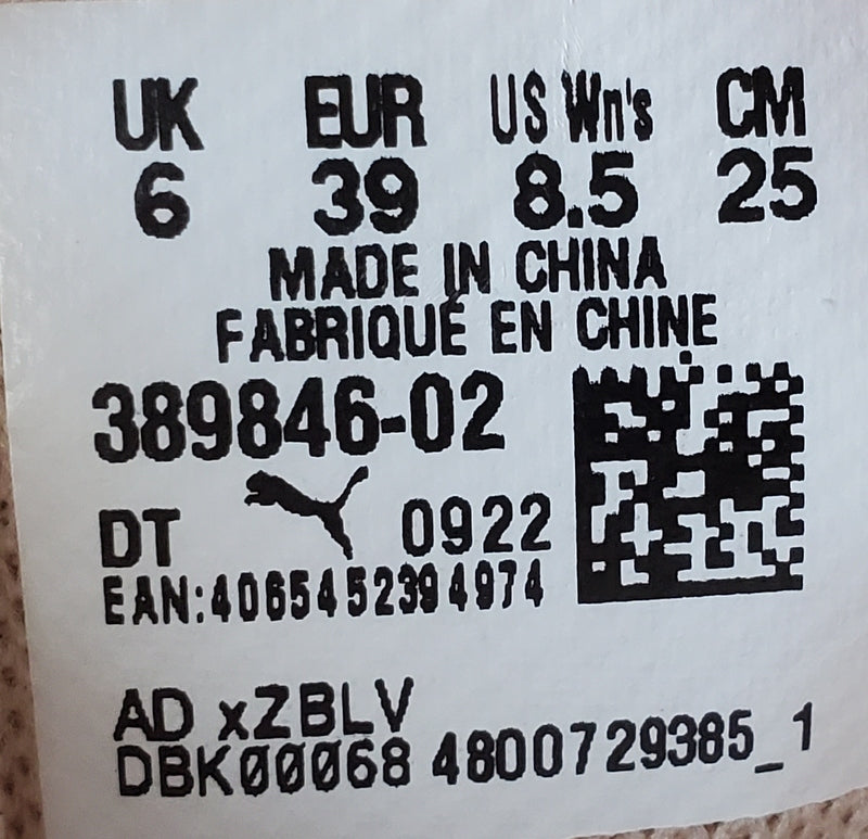 Puma Slipstream Mid Leather Trainers UK6/US8.5/EU39 389846-02 Warm White