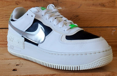 Nike Air Force 1 Shadow Leather Trainers UK5.5/US8/EU39 DN8006-100 White/Black