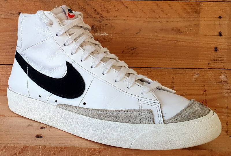 Nike Blazer 77 Vintage Leather Trainers UK8.5/US9.5/EU43 BQ6806-100 White/Black