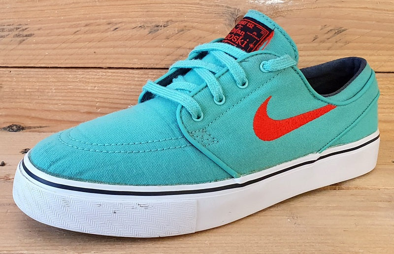 Nike Stefan Janoski Low Canvas Trainers UK5/US5.5/EU38 615957-300 Crystal Mint