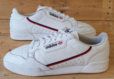 Adidas Continental 80 Low Leather Trainers UK10/US10.5/EU44.5 G27706 White