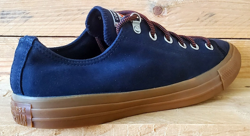 Converse All Star Low Canvas Trainers UK8/US8/EU41.5 166452C Navy/Gum