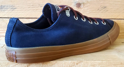 Converse All Star Low Canvas Trainers UK8/US8/EU41.5 166452C Navy/Gum