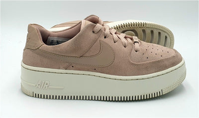 Nike Air Force 1 Sage Suede Low Trainers AR5339-201 Pink/White UK5/US7.5/E38.5