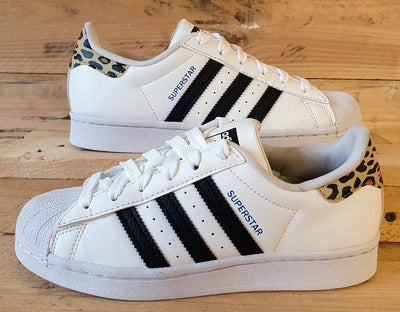 Adidas Superstar Low Leather Trainers UK4/US4.5/EU36.5 GW4062 White/Black