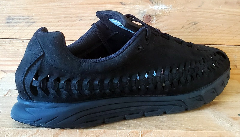 Nike Mayfly Woven Low Suede Trainers UK10/US11/EU45 833132-003 Triple Black