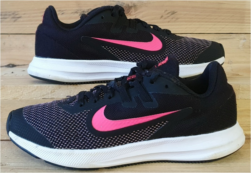 Nike Downshifter 9 Low Running Trainers UK3/US3.5Y/EU35.5 AR4135-003 Black/Pink