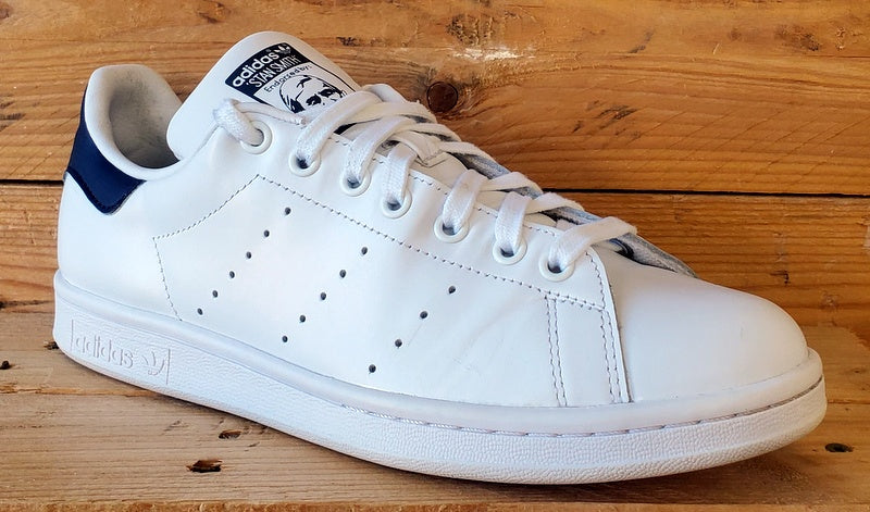 Adidas Stan SMith Low Leather Trainers UK8/US8.5/EU42 M20325 White/Navy