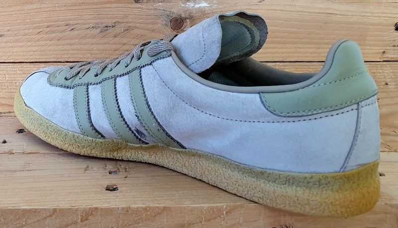 Adidas Topanga Low Suede Trainers UK10/US10.5/EU44.5 S75503 Grey/Green gum