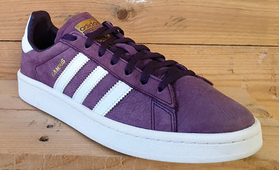 Adidas Campus Low Suede Trainers UK6.5/US8/EU40 BY9843 Purple/White