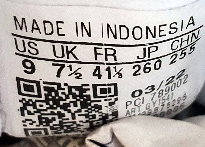 Adidas Forum Bonega Low Leather Trainers UK7.5/US9/EU41 GY1541 White/Marbled