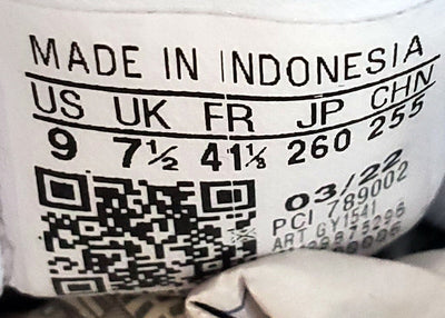 Adidas Forum Bonega Low Leather Trainers UK7.5/US9/EU41 GY1541 White/Marbled