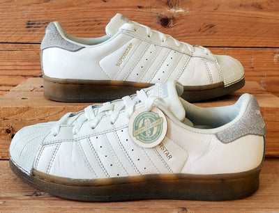 Adidas Originals Superstar Low Leather Trainers UK4.5/US6/EU37 B37147 White/Gum
