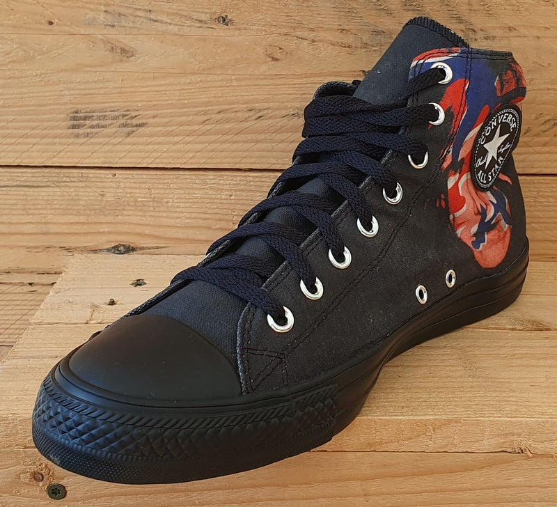 Converse x Andy Warhol Pop Art Canvas Trainers UK10/US10/EU44 149486C Black