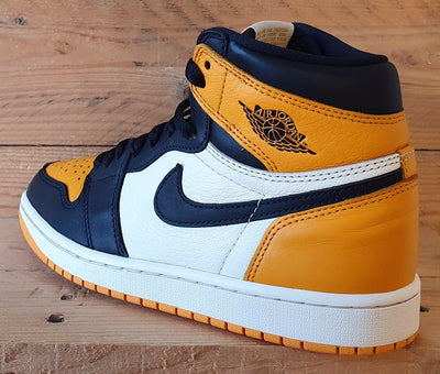 Nike Air Jordan 1 Retro High OG Trainers UK5.5/US8/EU38.5 555088-711 Yellow Toe